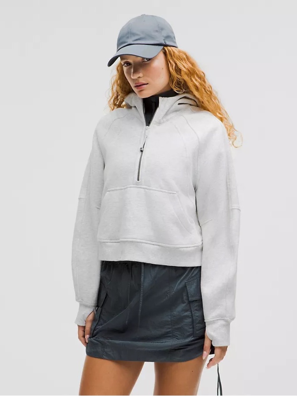 Lululemon Scuba Oversized Half-Zip Hoodie - HCULG, Size M/L